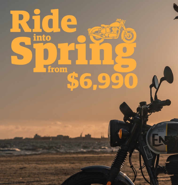 RIDE INTO SPRING PROMO