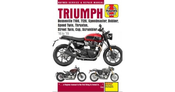 Street Twin HM6401 Speed Twin Haynes Manual for Triumph Speedmaster Cup 
